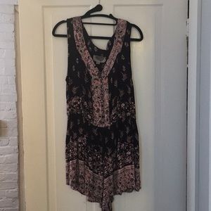 Cute black romper from urban outfitters